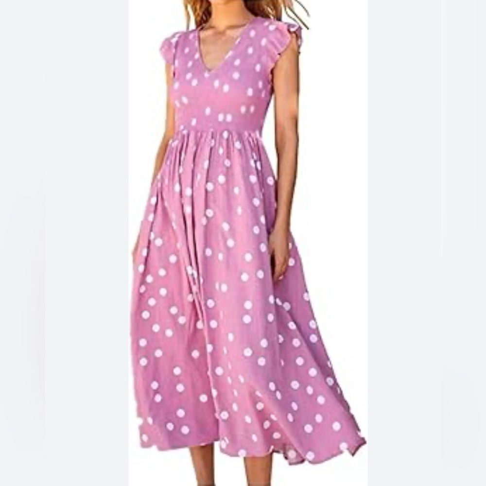 NWT PANTALON POLKA DOT DRESS ………..420